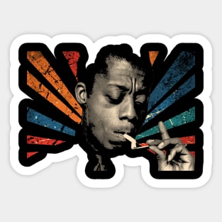 sketc vintage James Baldwin #3 Sticker